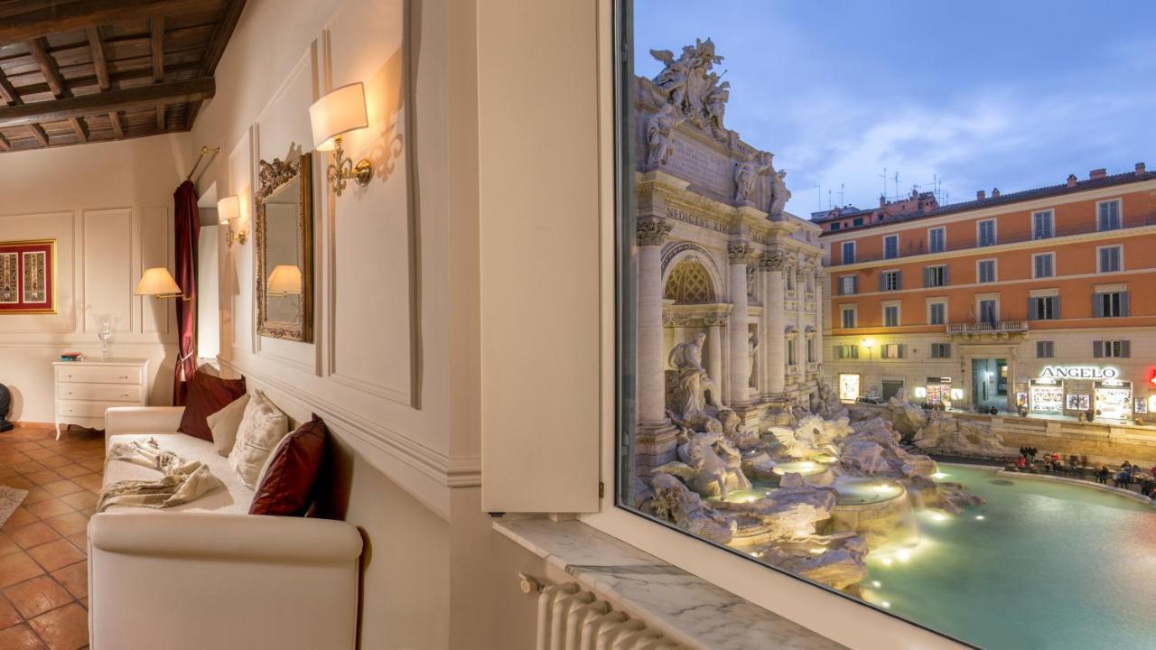 Apartamento Trevi Ab Aeterno - Amazing View Of The Trevi Fountain Roma Exterior foto